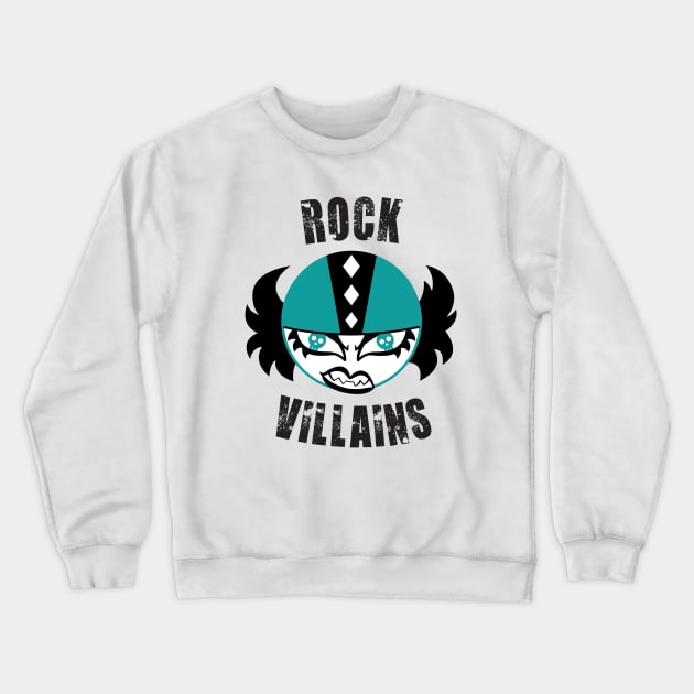 Rockvillains Crewneck Sweatshirt by Free State Roller Derby